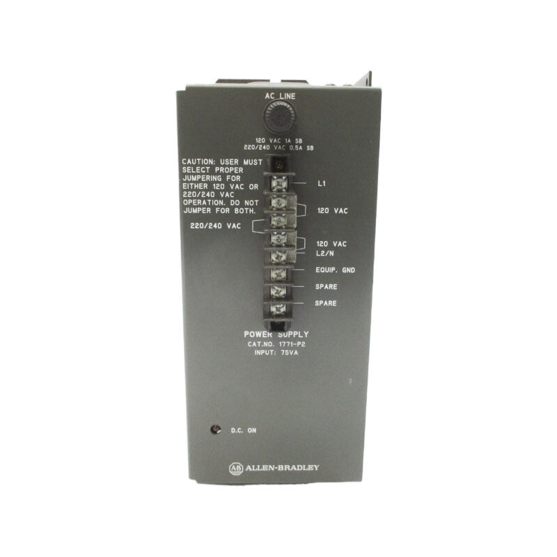ALLEN BRADLEY 1771-P2 SER. A 120/220VAC 1/0.5A REV. E01 NSNP