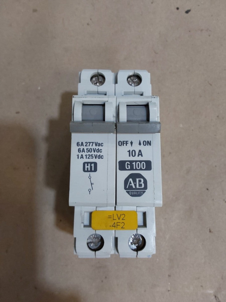 Allen Bradley 1492-ACB / 1492-CB1 Circuit Breaker H1 G100 10AMP