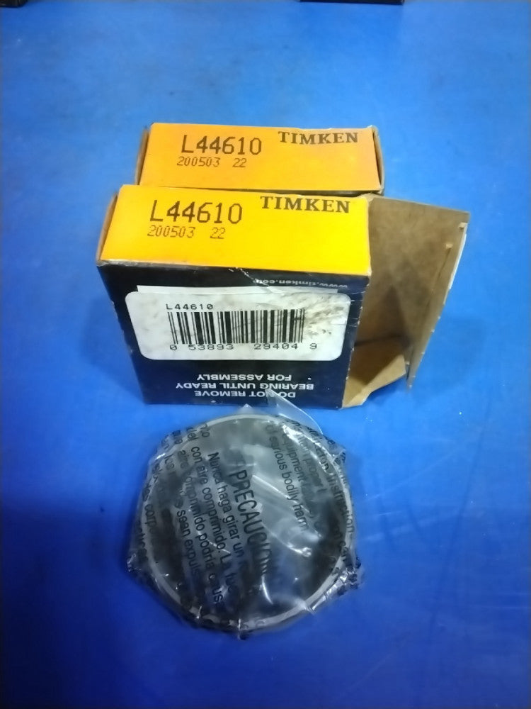 Timken L44610 Tapered Roller Bearing, Lot Of 2