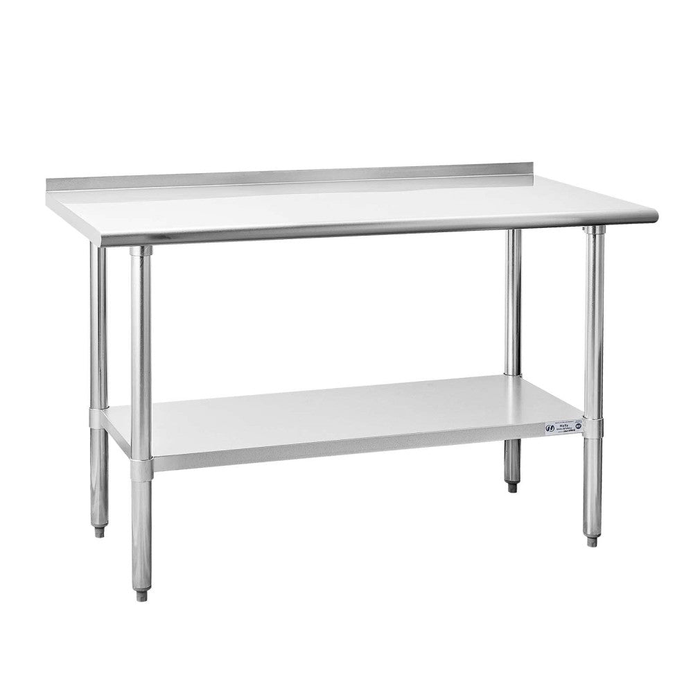 Stainless Steel Table for Prep & Work 24 x 60 Inches, NSF Commercial Heavy Du...