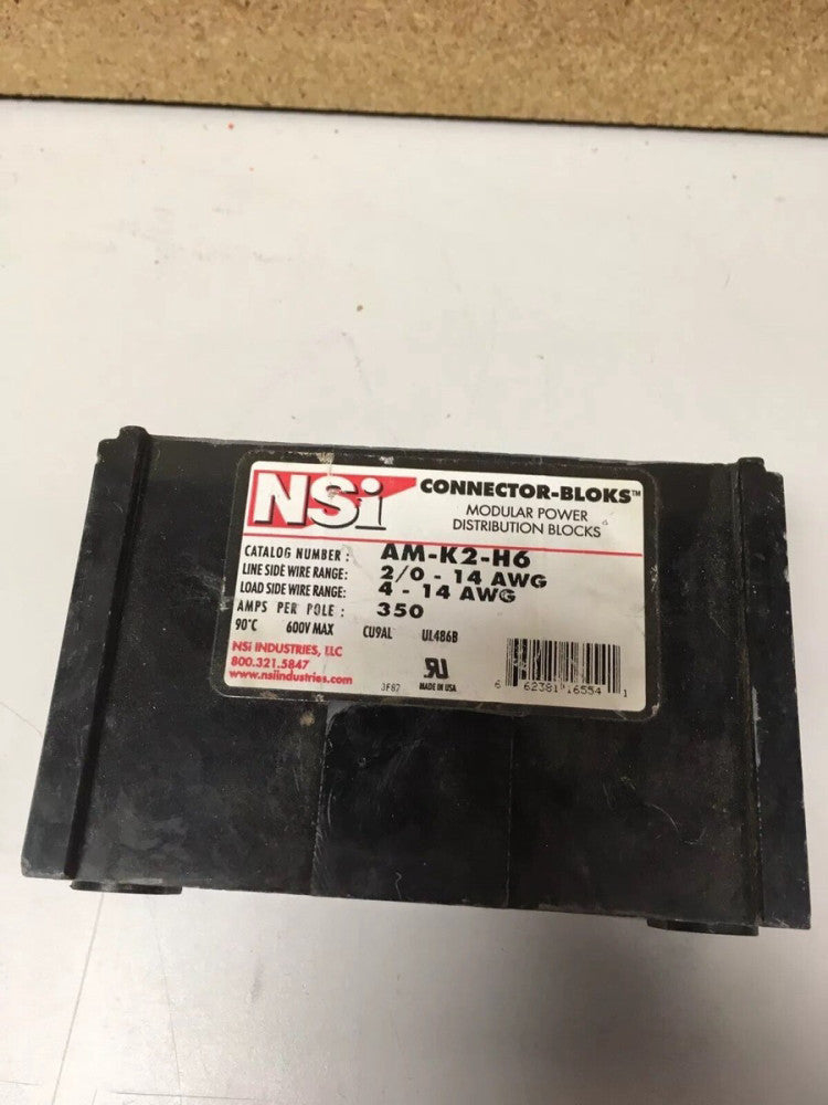  NSI Connector Bloks AM-K2-H6 Modular Power Block