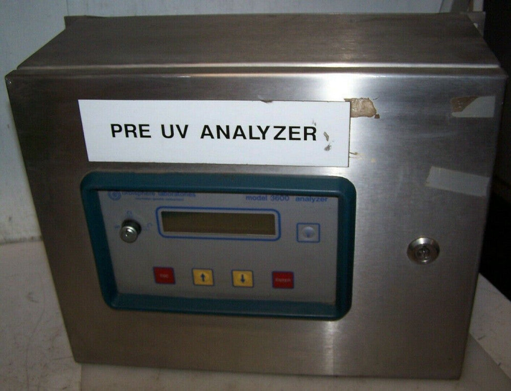 ORBISPHERE LABORATORIES OXYGEN HYDROGEN OZONE ANALYZER 3600 WITH SS ENCLOSURE 
