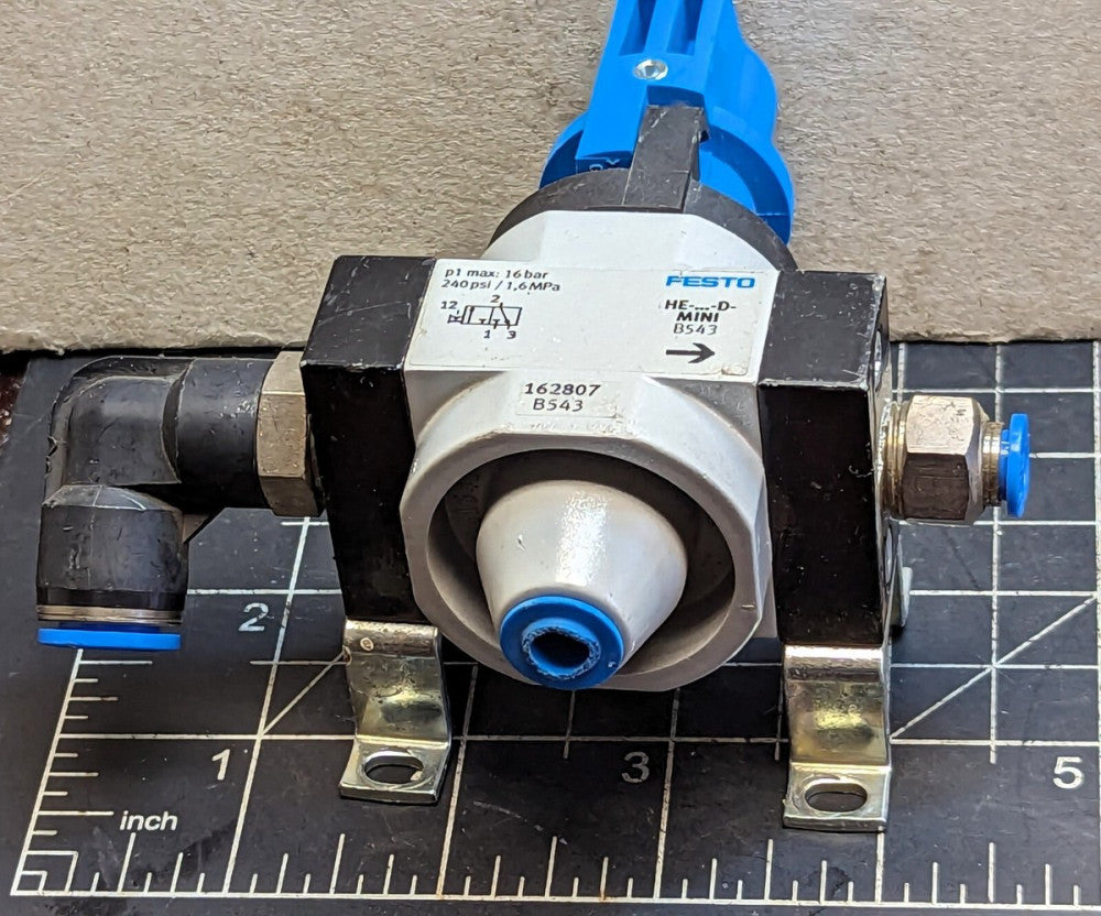 Festo HE-1/4-D-MINI 162807 On/off valve, manual, 1500 L/min, G1/4,G1/8 [C3B1#6