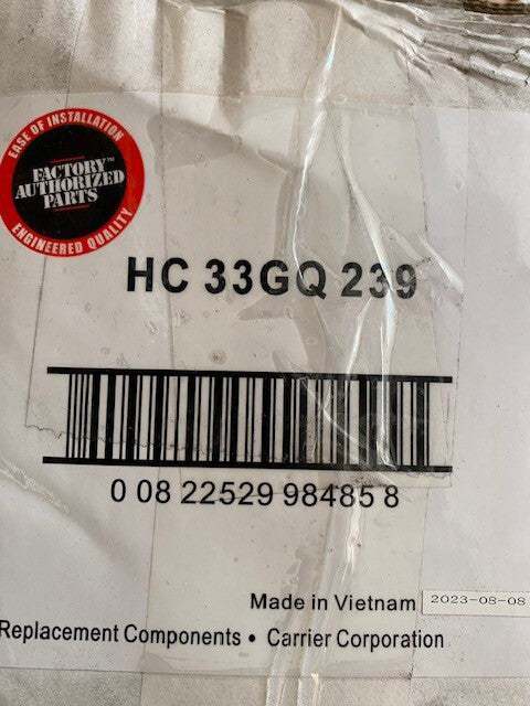Carrier HC33GQ239 208-230 V, 1ph, 825 rpm 1/10hp Motor (NEW)