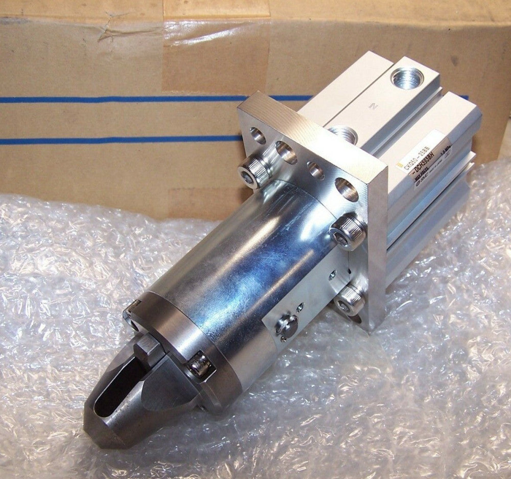 NEW SMC 1/4" PORT PNUEMATIC PIN CLAMP CYLINDER CKQ50-25BB-DCH393BH