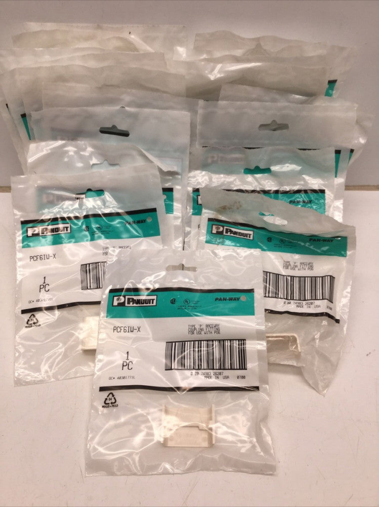 PANDUIT PCF6IW-X Type P Raceway Coupling Fitting, PD6 (LOT of 22)