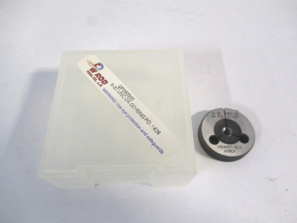 W Rod (QP090500) .1428 8-32 UNC-2A Go Ring Gage 