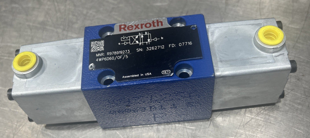 R978919273 Bosch Rexroth Hydraulic Directional Control Valve NOS