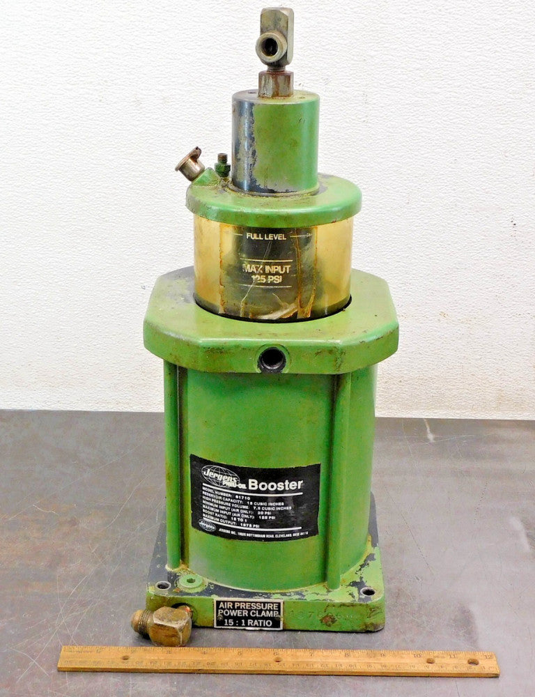 Jergens 61710 Standard Pneu-Oil Booster 15:1 Ratio 1875 PSI