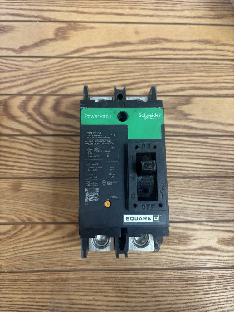 NEW Schneider Electric PowerPactT Circuit Breaker QDL22150