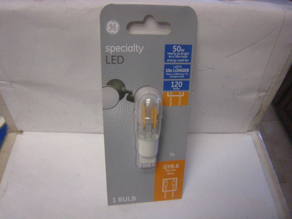 GE General Electric LED Light Bulb 4 Watt GY8.6 Pin Base 400 Lumens 93129029 50W