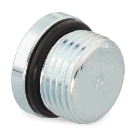 Parker 4 Hp5on-Ss Hollow Hex Plug, 316 Ss, 1/4 In,Male Sae