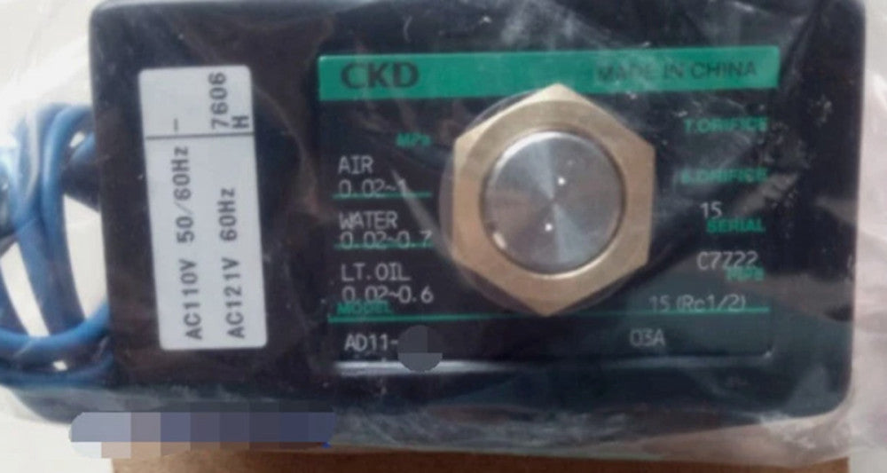 One Brand New CKD AD11-15A-03A Solenoid Valve 110V