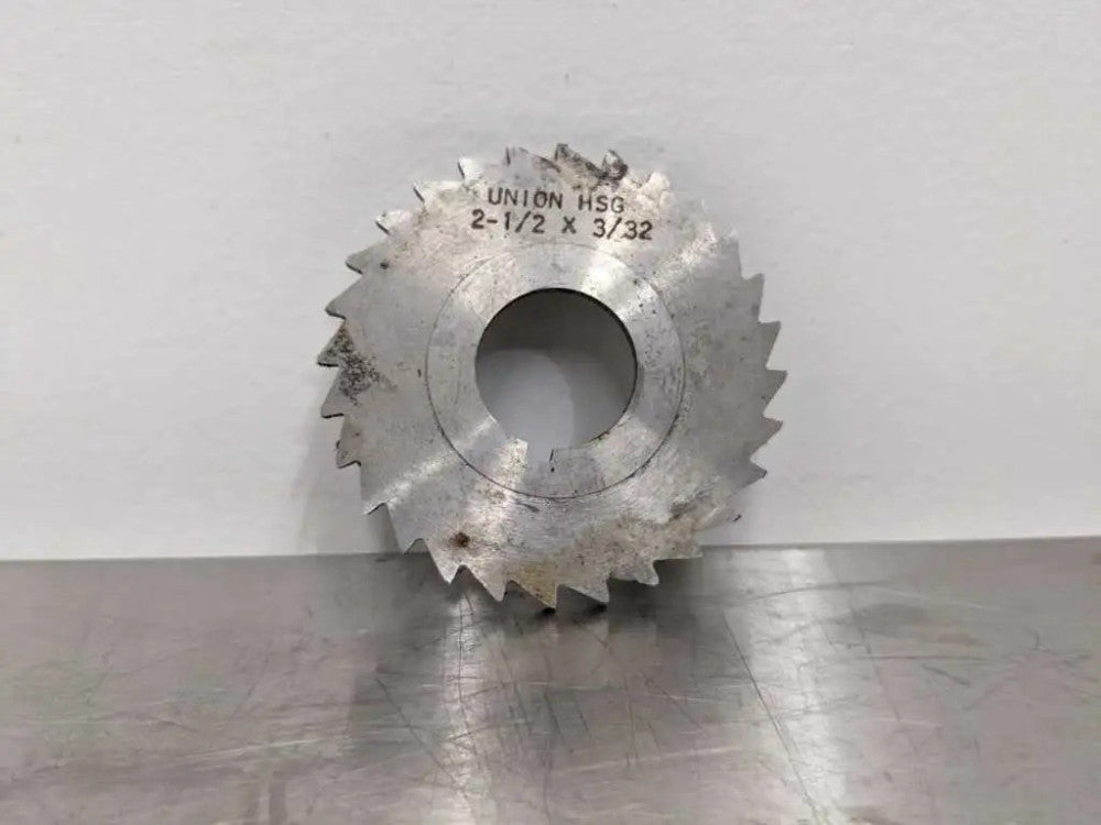 Union HSG 2 1/2 x 3/32 x 5/8 28 Teeth Milling Cutter