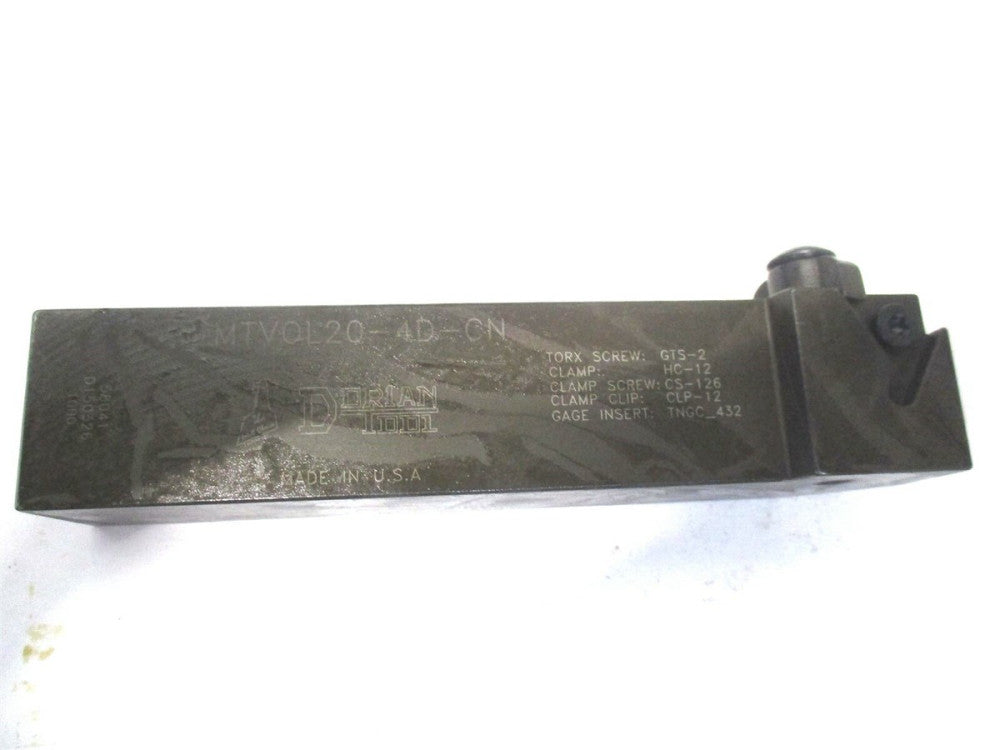 Dorian Tool (73310158041) 1/2 IC TNMC LH On Edge Style V Threading Toolholder