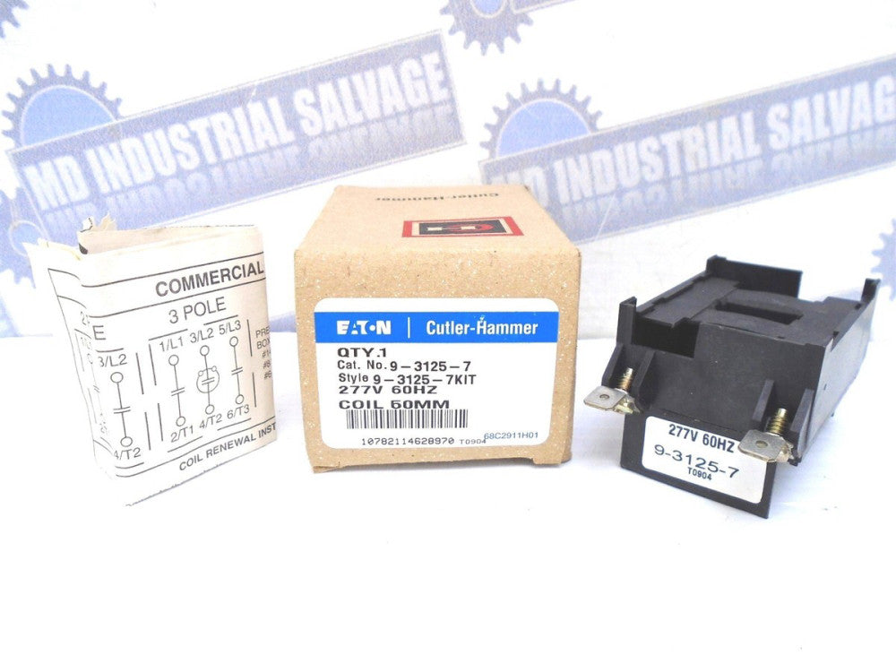 EATON Cutler-Hammer 9-3125-7 KIT Motor Control Coil 50MM 277V 60HZ (New in Box)