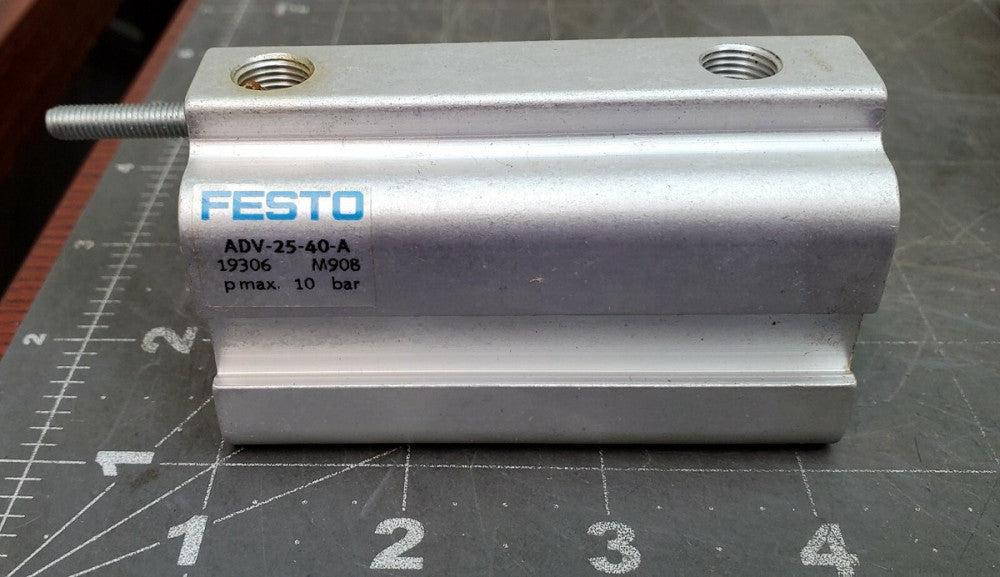 FESTO 19306 Double Acting Short Stroke Cylinder ADV-25-40-A [Z4B3]