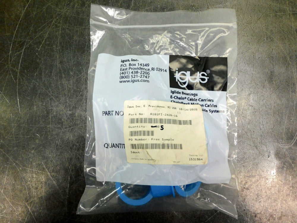 IGUS Iglide A181 Sleeve Bearing with Flange Imperial A181FI-2426-16 Lot of (5)