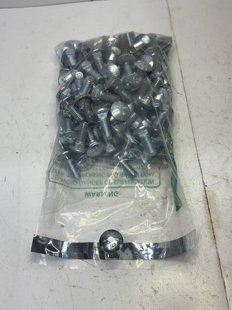 CARRIAGE BOLTS 7/16IN-14X 1 IN (LOT OF 111)