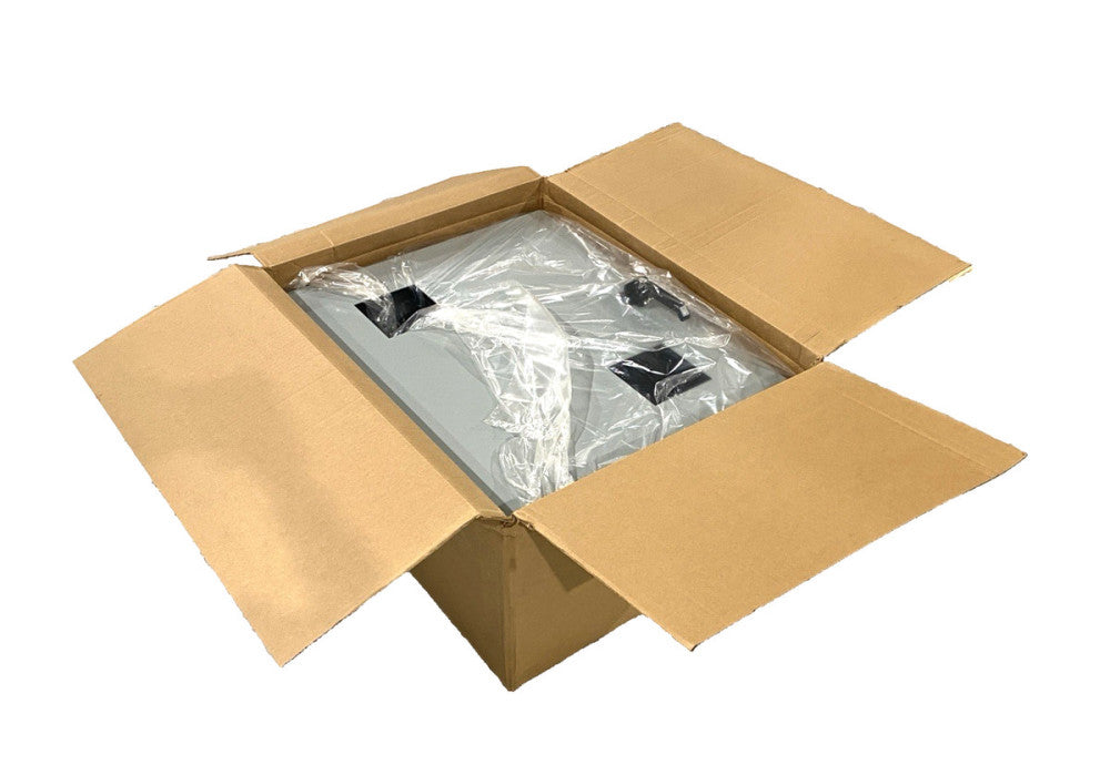 Saginaw Control EDG2-30EL2412LPPL Custom 2-Window Enclosure, 30" x 24" x 12"