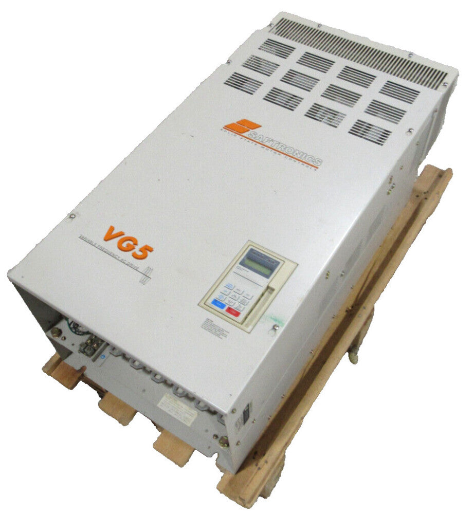 USED SAFETRONICS CIMR-G5U4075 VG5 DRIVE 125HP CIMRG5U4075