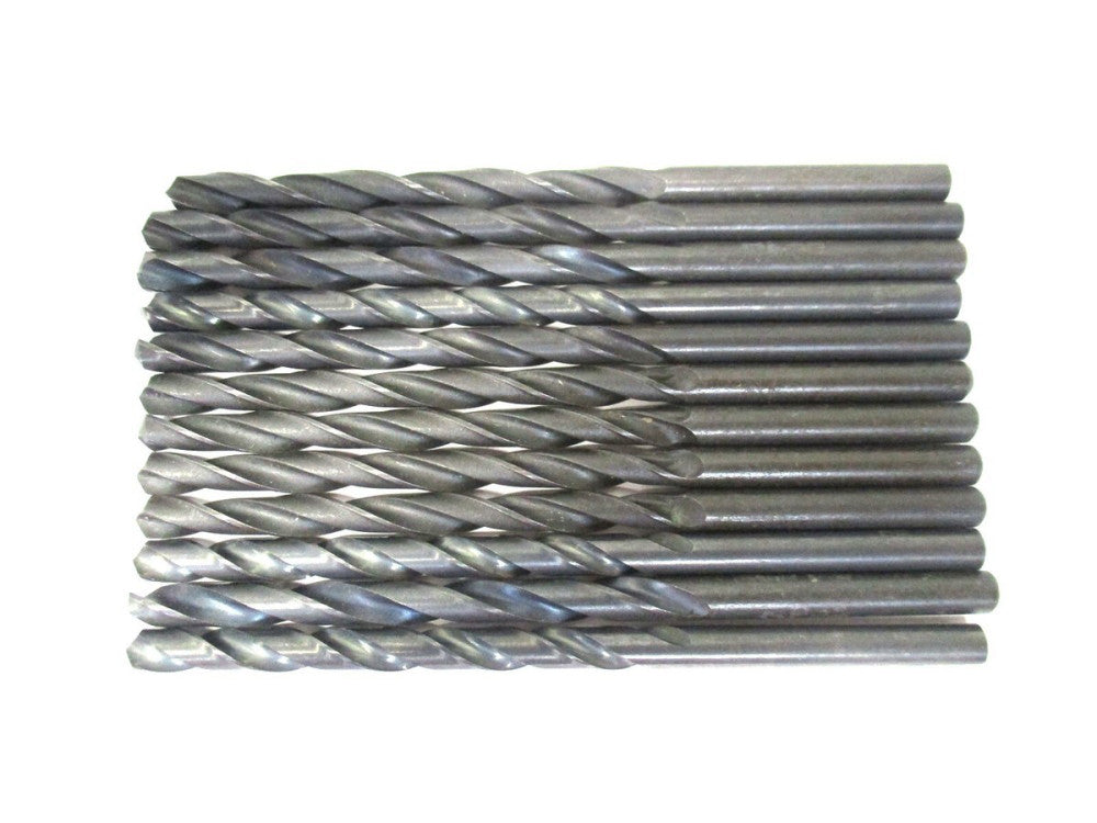 NEW (152117) #17 11/64 x 2-3/16 x 3-3/8 2-Flute HSS Spiral Fl Jobber Drill 12 PC