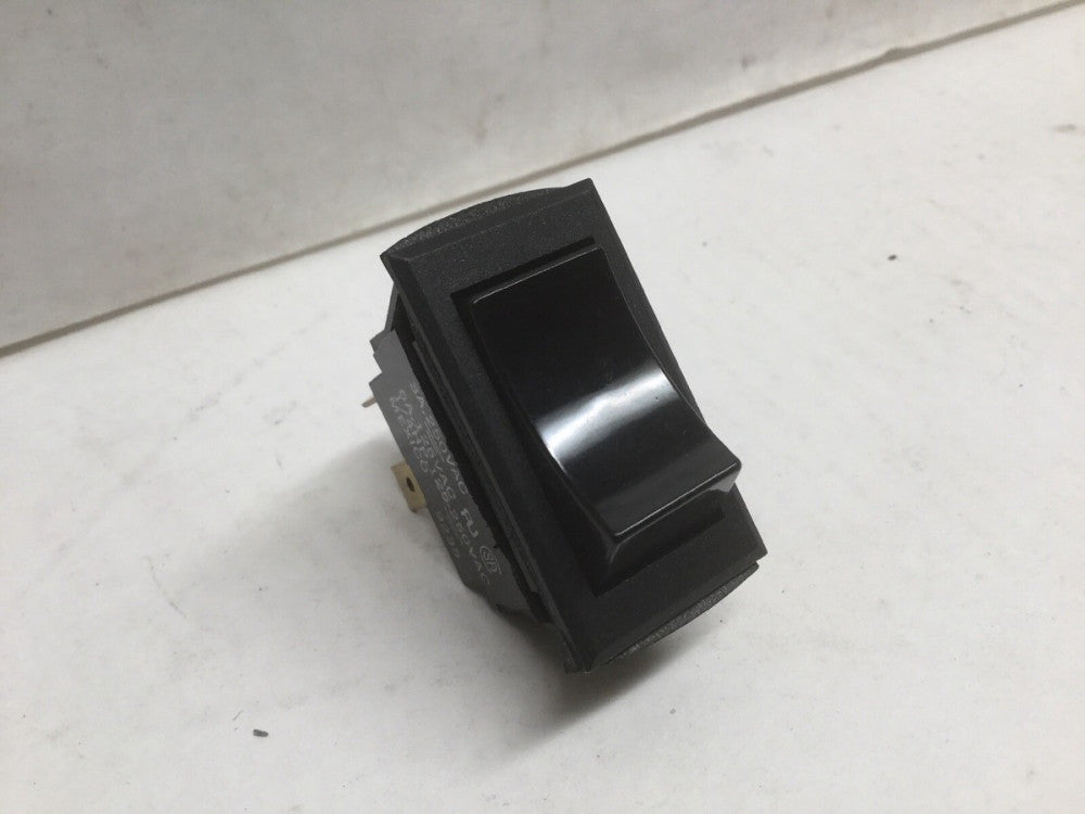 Carling Switch Momentary Start Rocker Switch 2 Prong 3A, 250VAC 6A, 125VAC 1/4HP