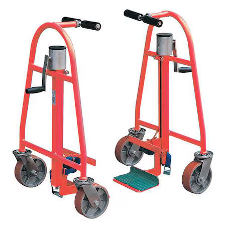 Dayton 13V408 Machinery Mover, Manual, 1,320 Lb. Cap, Pk2