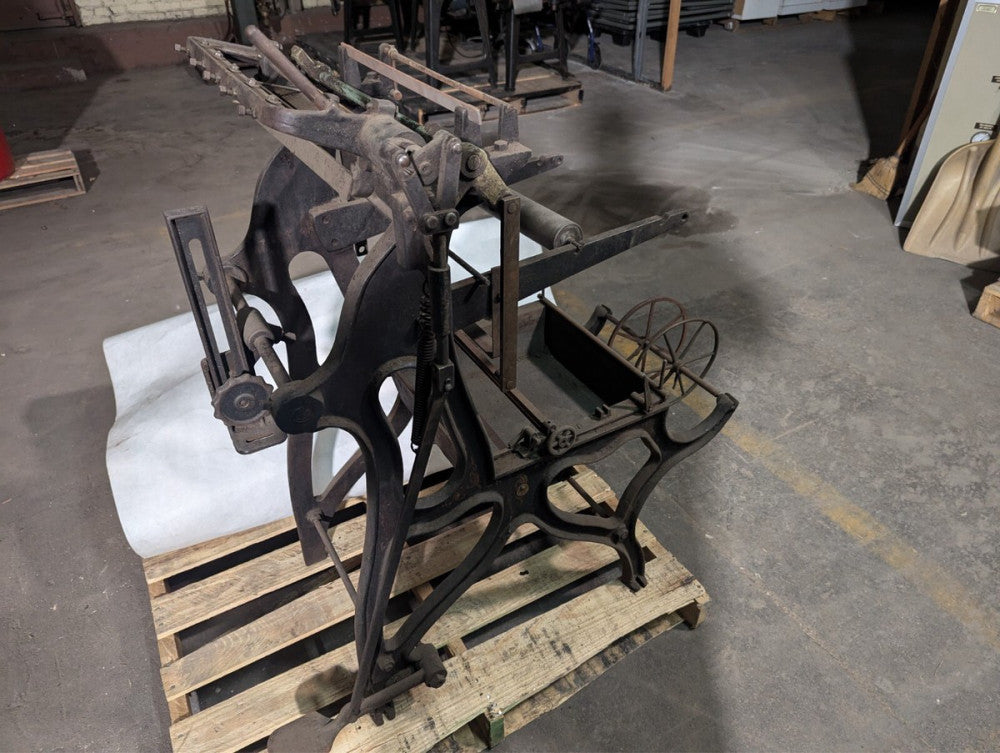 Antique Vintage Diamond Specialty Industrial Paper Cutter