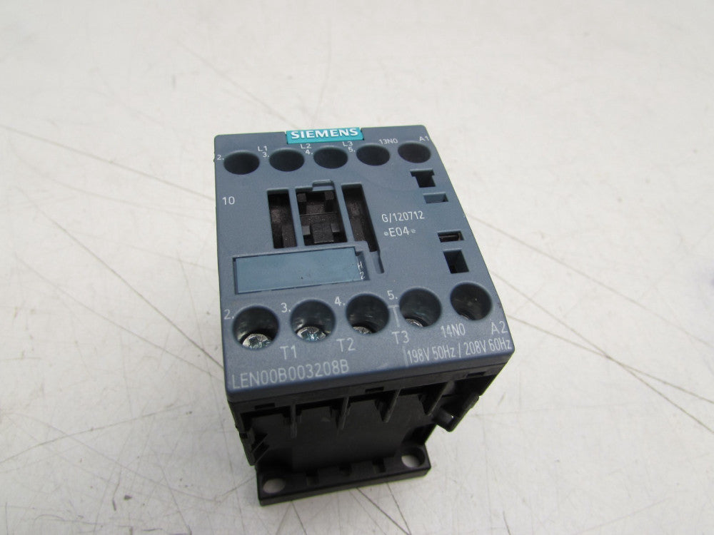 SIEMENS SIRIUS LEN00B003208B 198/208V 7.5HP LIGHTING CONTACTOR XLNT USED TAKEOUT