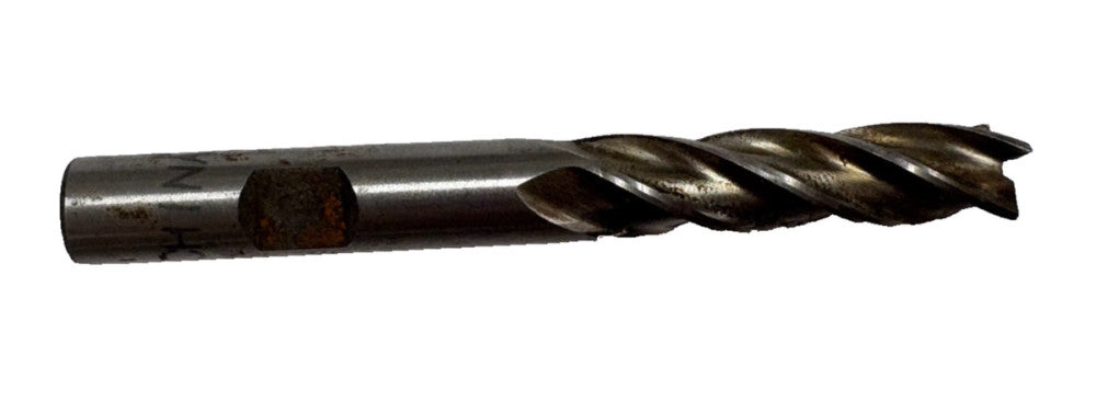 BRUBAKER TOOL 3/8" HSS 4FLUTE SQUARE ENDMIL