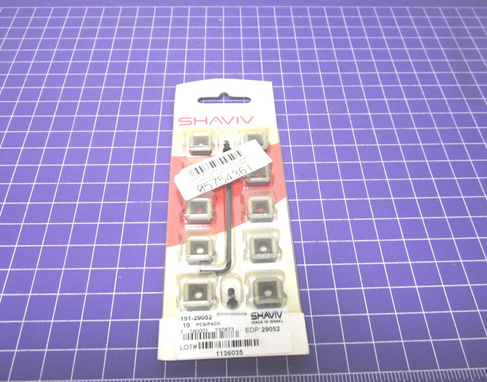 SHAVIV (151-29052) G10 Deburring Blades For Slots & Keyways Pack Of 10
