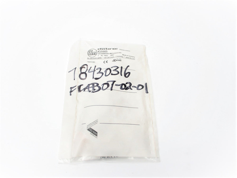 IFM EFECTOR IG5905 IGK2008BFRKG/M/2LED/US104 NSMP