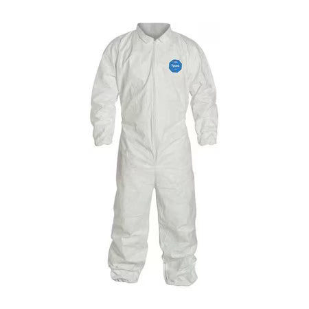 Dupont Ty125swh7x002500 Disposable Coverall, Collared, 7Xl, Tyvek(R) 400,