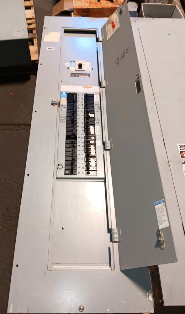 CHALLENGER PM1A 400 AMP MAIN BREAKER PANELBOARD 42 CIRC 208Y/120V CDK3400W MAIN