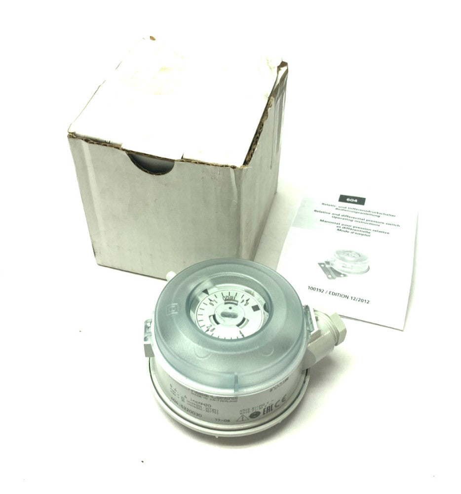 Huba Control 604.S220030 Relative or Differential Pressure Switch 0.4...4inchH2O