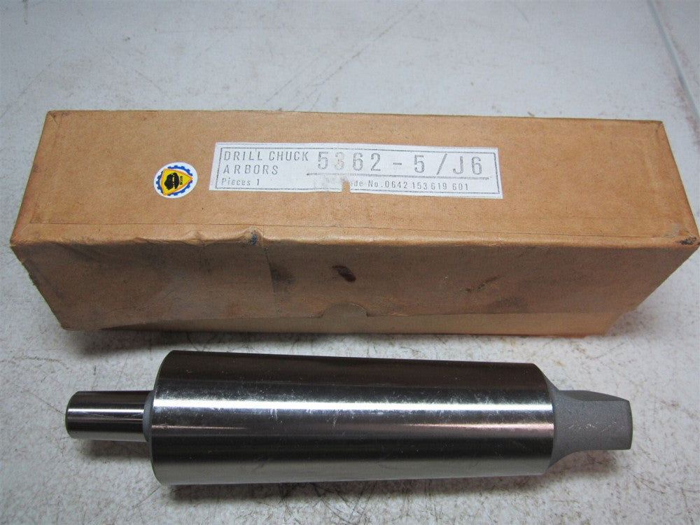 Bison (7-052-506) 5362-5-J6 Shank MT5 Chuck Mount JT6 Drill Chuck Arbor