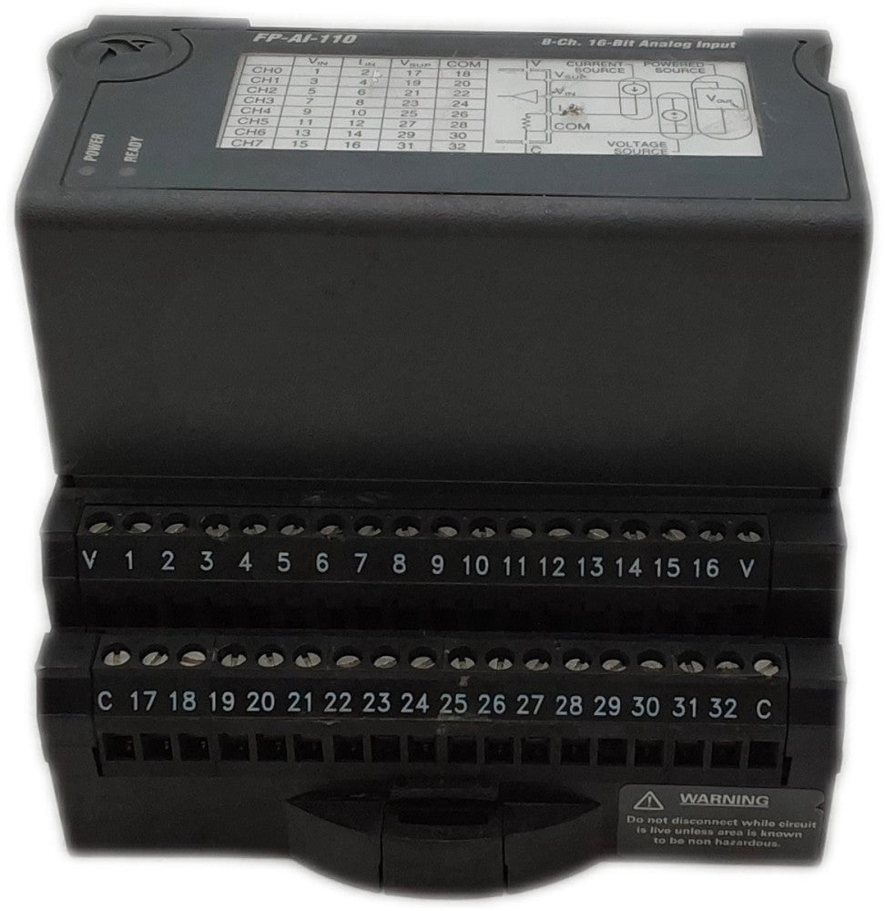 NI FieldPoint FP-AI-110 8-CH 16-Bit Analog Input w/FB-TB-1 