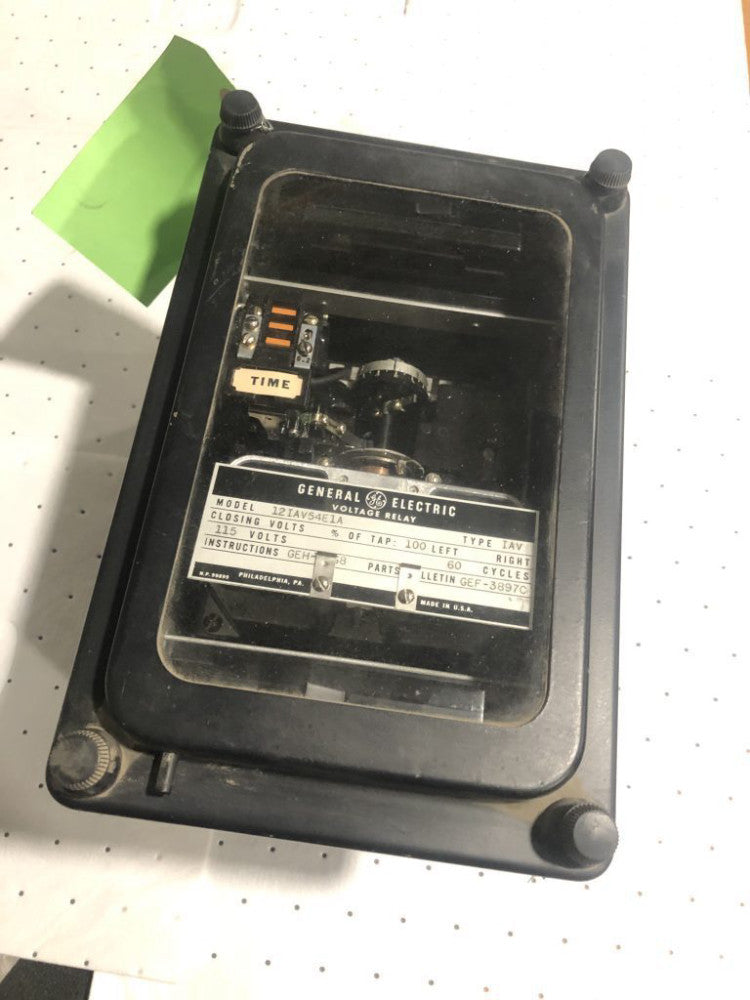 GE IAV SINGLE PHASE OVER VOLTAGE RELAY General Electric 12IAV54E1A