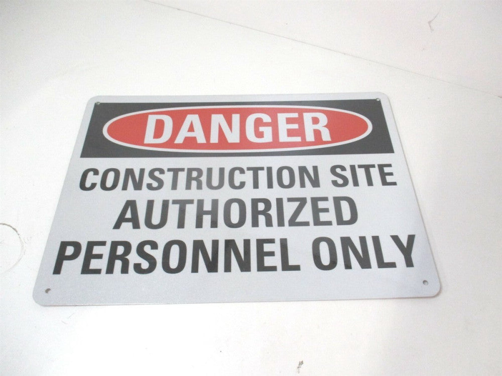 Lyle (U3-1248-RA_14X10) 10 x 14 Construction Site Authorized Personnel Only Sign