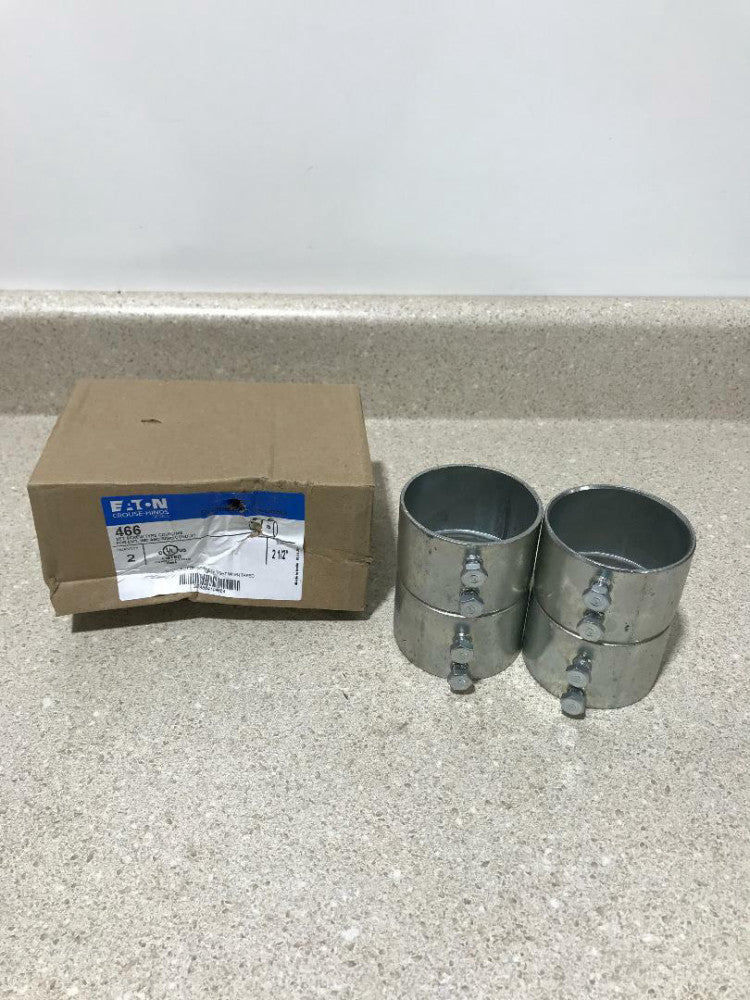 Eaton 466 Set Screw Type Coupling 2 1/2" NEW (Box of 2)