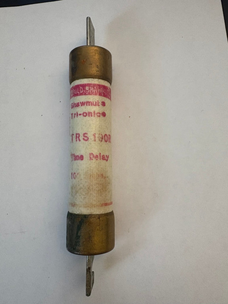 Gould Shawmut TRS100R Time Delay Fuse 100 Amp Tri-onic 1981