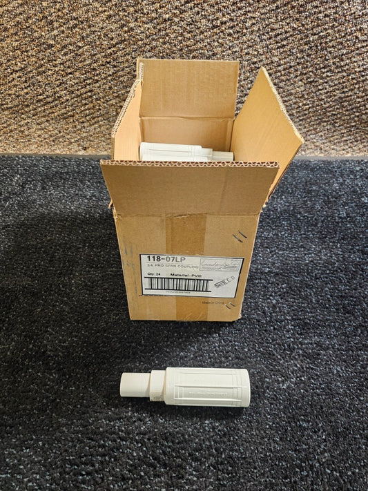 (QTY 24) Landscape Products 118-07LP 3/4 PVC Pro Span Expansion Repair Coupling