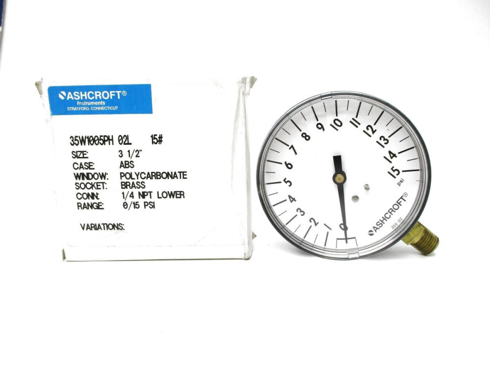 ASHCROFT 35W1005PH-02L-15# NSMP