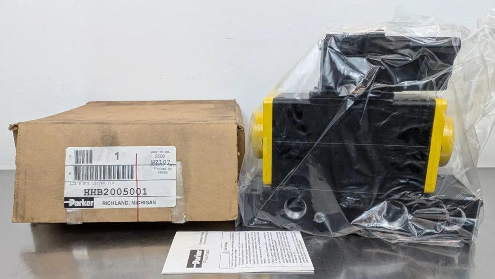 Parker HHB2005001 Air Control Valve 110/120VAC 7.2W 1/2" 35-150 PSI