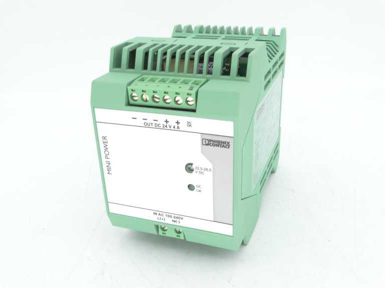 PHOENIX CONTACT MINI-PS-100-240AC/24DC/4 POWER SUPPLY