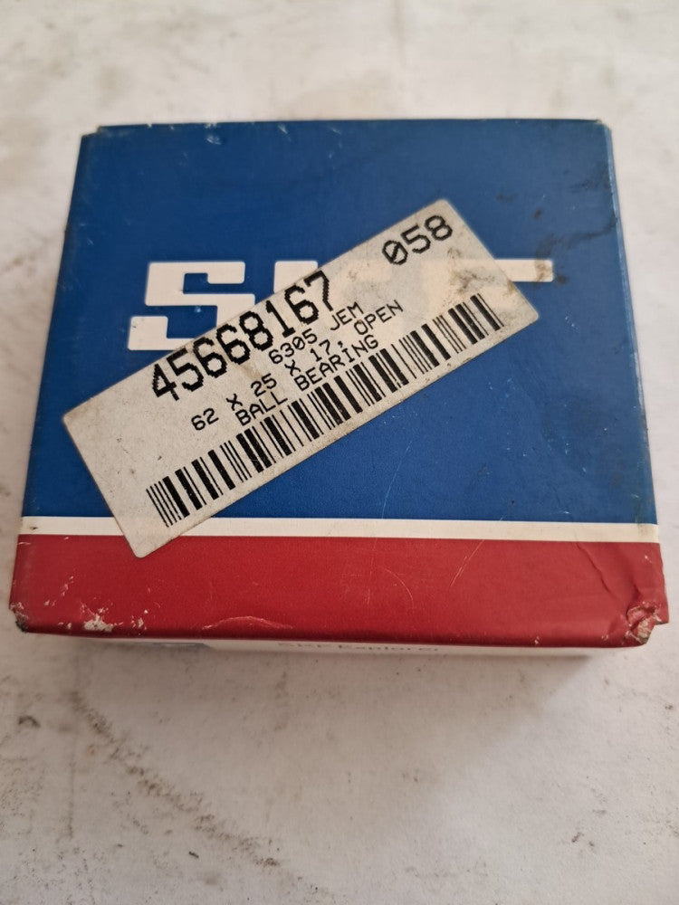 1 NEW SKF 6305 JEM OPEN BALL BEARING NIB 