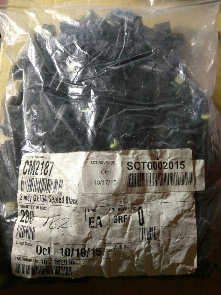 Automotive Connectors 2.54MM SLD SNG ROW CRIMP HSG 2 CIRC BLK