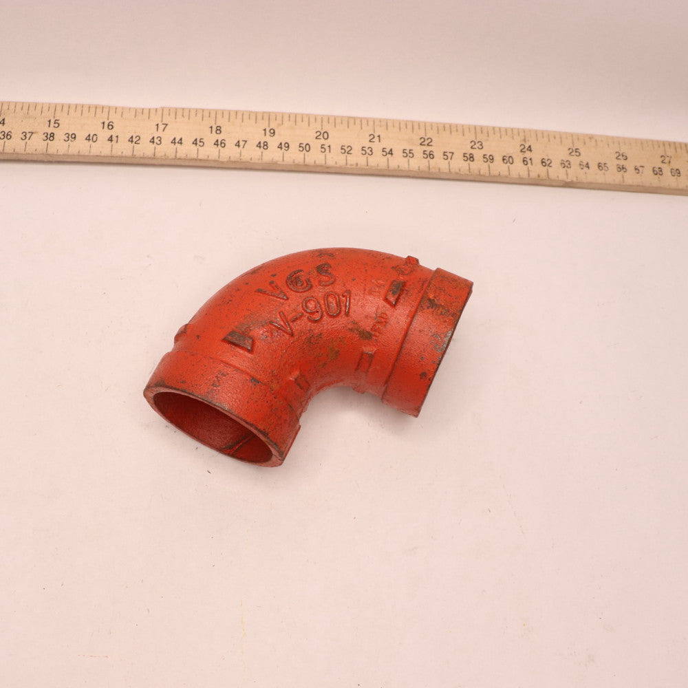 VGS 90-Degree Elbow Grooved End IPS Pipe Fitting 2" V-901