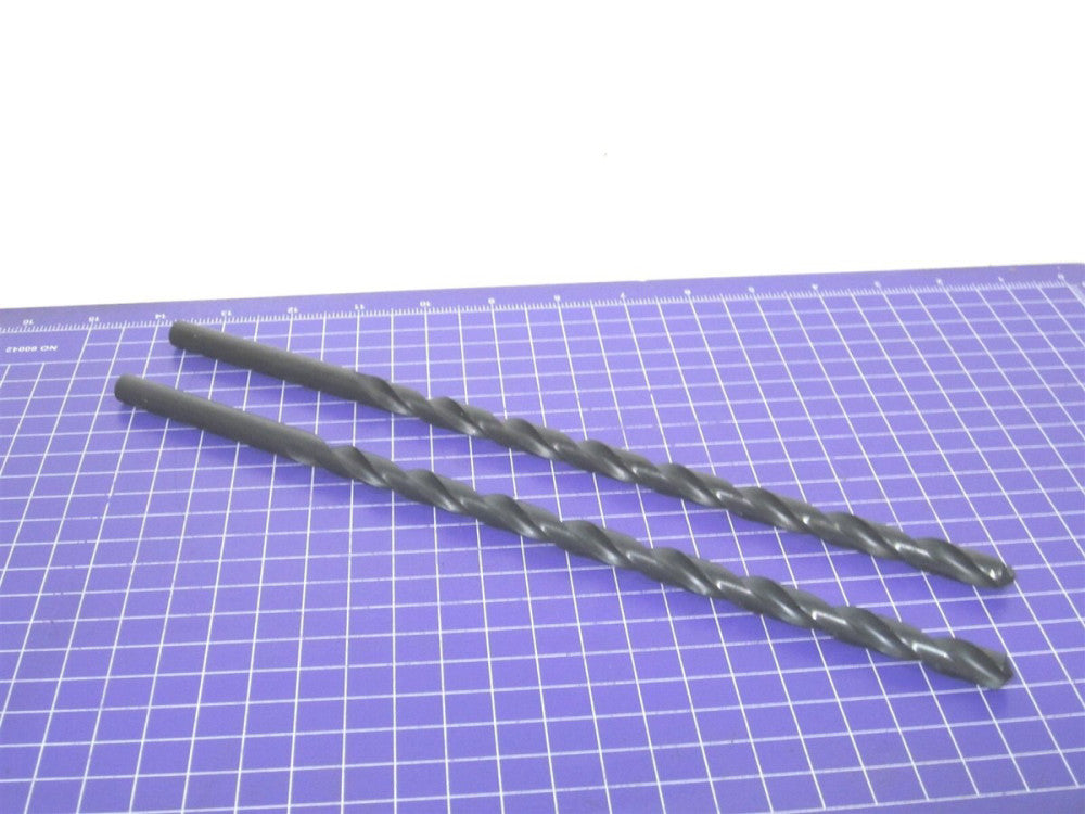 13/32" x 12" Oxide HSS Aircraft Extension Drill Bit 135° Lot of 2